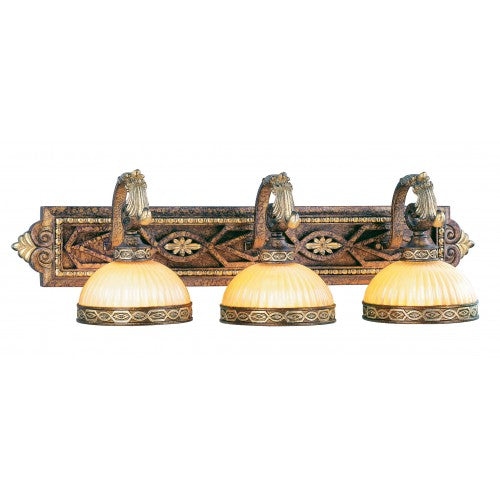 ##Antique Hardware## 3 Light Palacial Bronze Bath