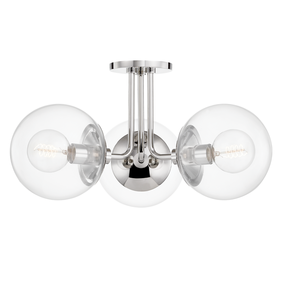 ##Antique Hardware## Meadow Semi Flush