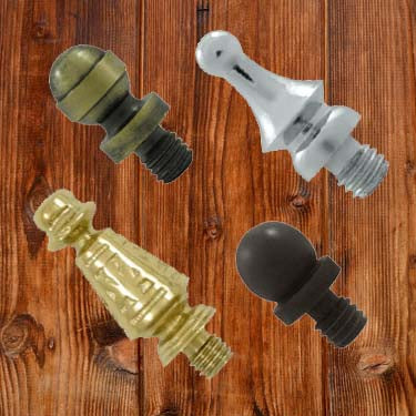 ANTIQUE HARDWARE HINGE FINIALS