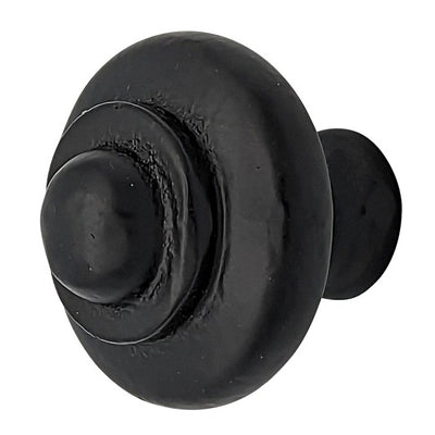 Antique Hardware 1 1/4 Inch Solid Iron Round Beveled Button Cabinet & Furniture Knob CABINET KNOB