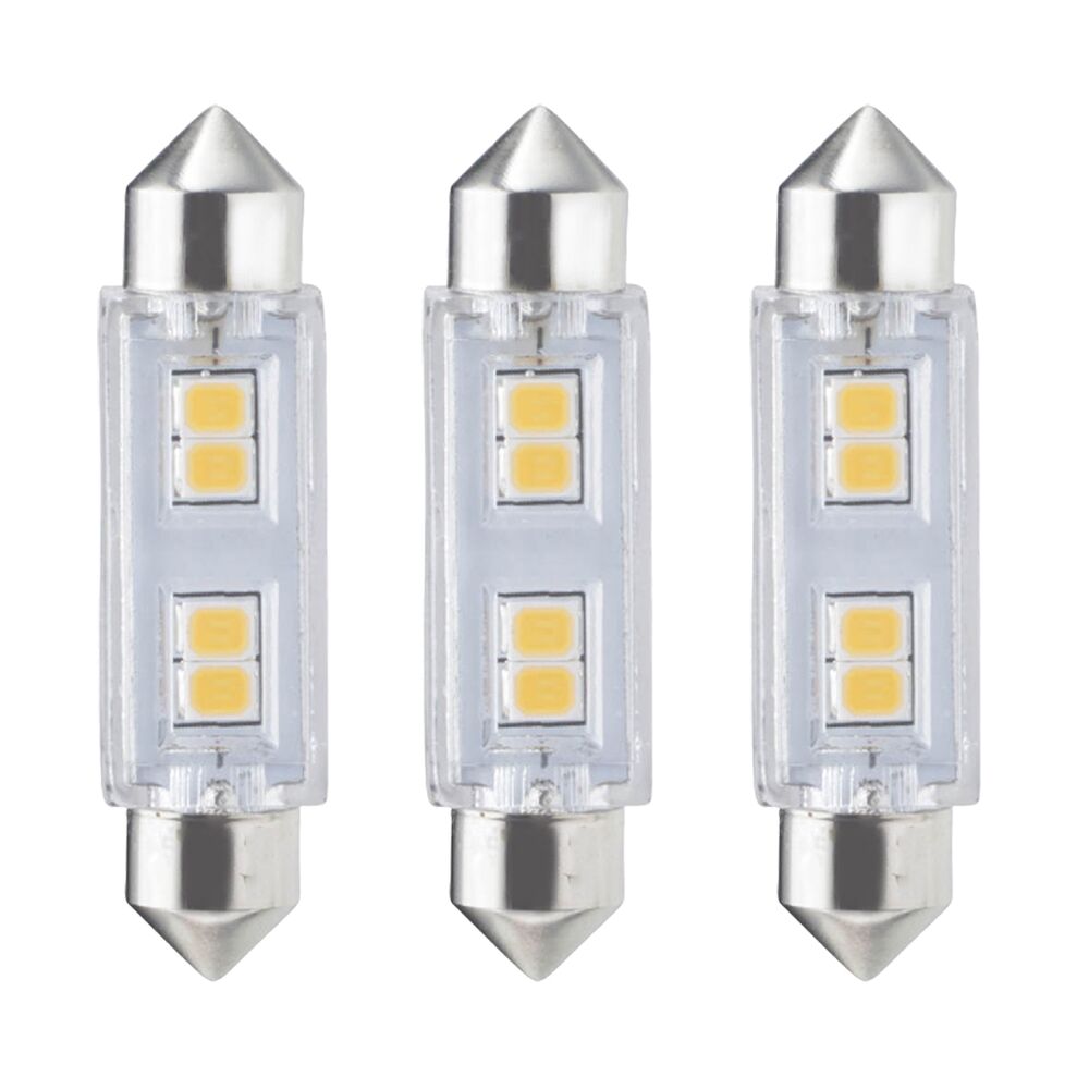 Antique Hardware 0.8W LED Fest 3000K 12V-3PK Bulb