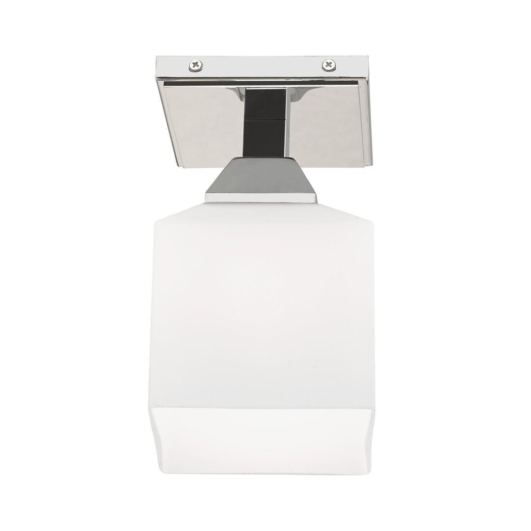 ##Antique Hardware## 1 Light Polished Chrome Ceiling Mount