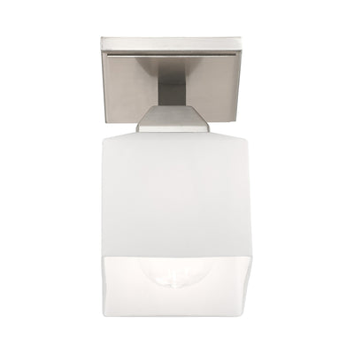 ##Antique Hardware## 1 Light Brushed Nickel Ceiling Mount