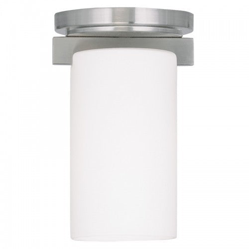 ##Antique Hardware## 1 Light Brushed Nickel Ceiling Mount