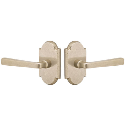 ##Antique Hardware## Sandcast Cimarron Lever With Arched Rosette