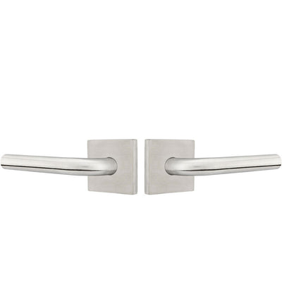 Antique Hardware Emtek Stainless Steel Kiel Lever With Square Rosette EMTEK LEVER DOOR KNOB