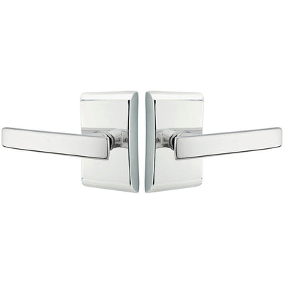 Antique Hardware Emtek Solid Brass Geneva Lever With Neos Rosette (Several Finish Options) EMTEK LEVER DOOR KNOB