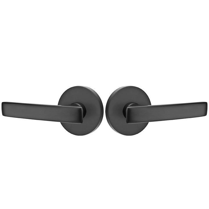##Antique Hardware## Emtek Solid Brass Geneva Lever With Disk Rosette (Several Finish Options)