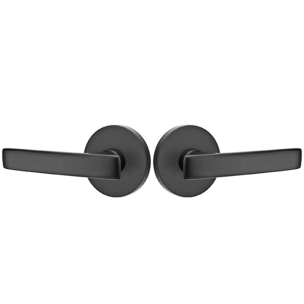Antique Hardware Emtek Solid Brass Geneva Lever With Disk Rosette (Several Finish Options) EMTEK LEVER DOOR KNOB