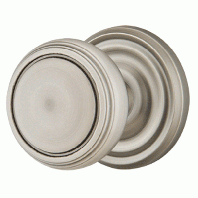 ##Antique Hardware## Solid Brass Norwich Door Knob Set With Regular Rosette (Several Finish Options)