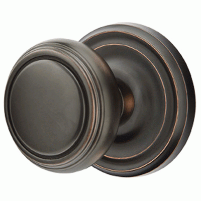 ##Antique Hardware## Solid Brass Norwich Door Knob Set With Regular Rosette (Several Finish Options)