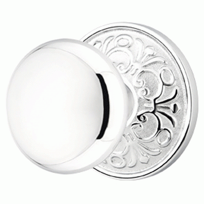 ##Antique Hardware## Solid Brass Providence Door Knob Set With Lancaster Rosette (Several Finish Options)