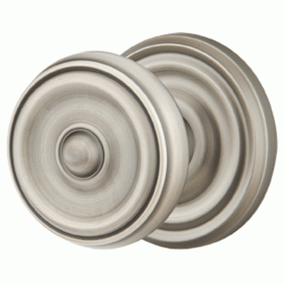 ##Antique Hardware## Solid Brass Waverly Door Knob Set With Regular Rosette (Several Finish Options)