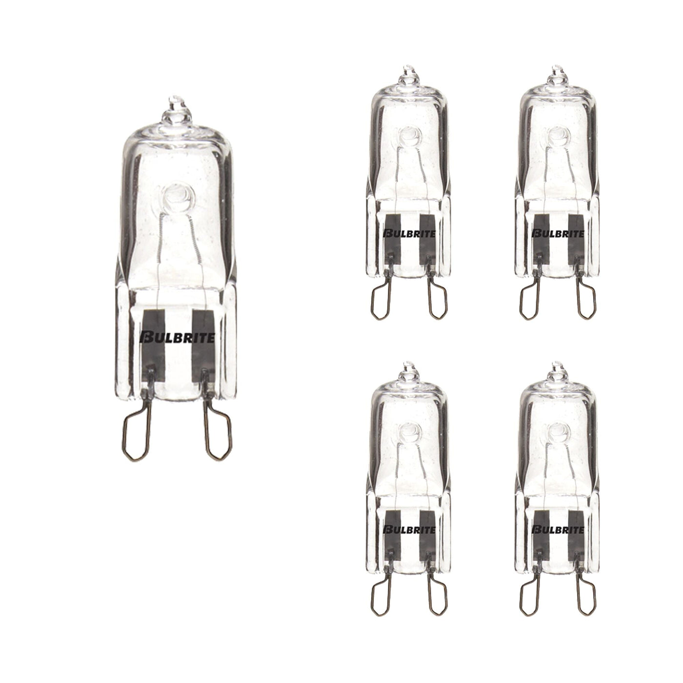 Antique Hardware 100W T4 Jcd Halogen Clear G9-5PK Bulb