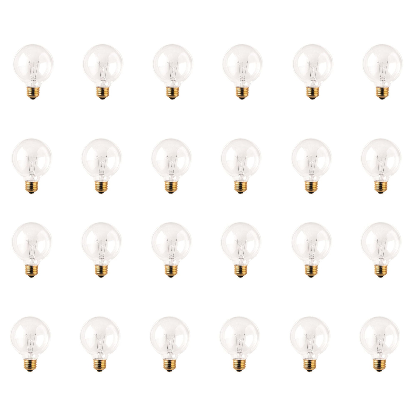 Antique Hardware 40W G25 Globe Clear E26 130V-24PK Bulb