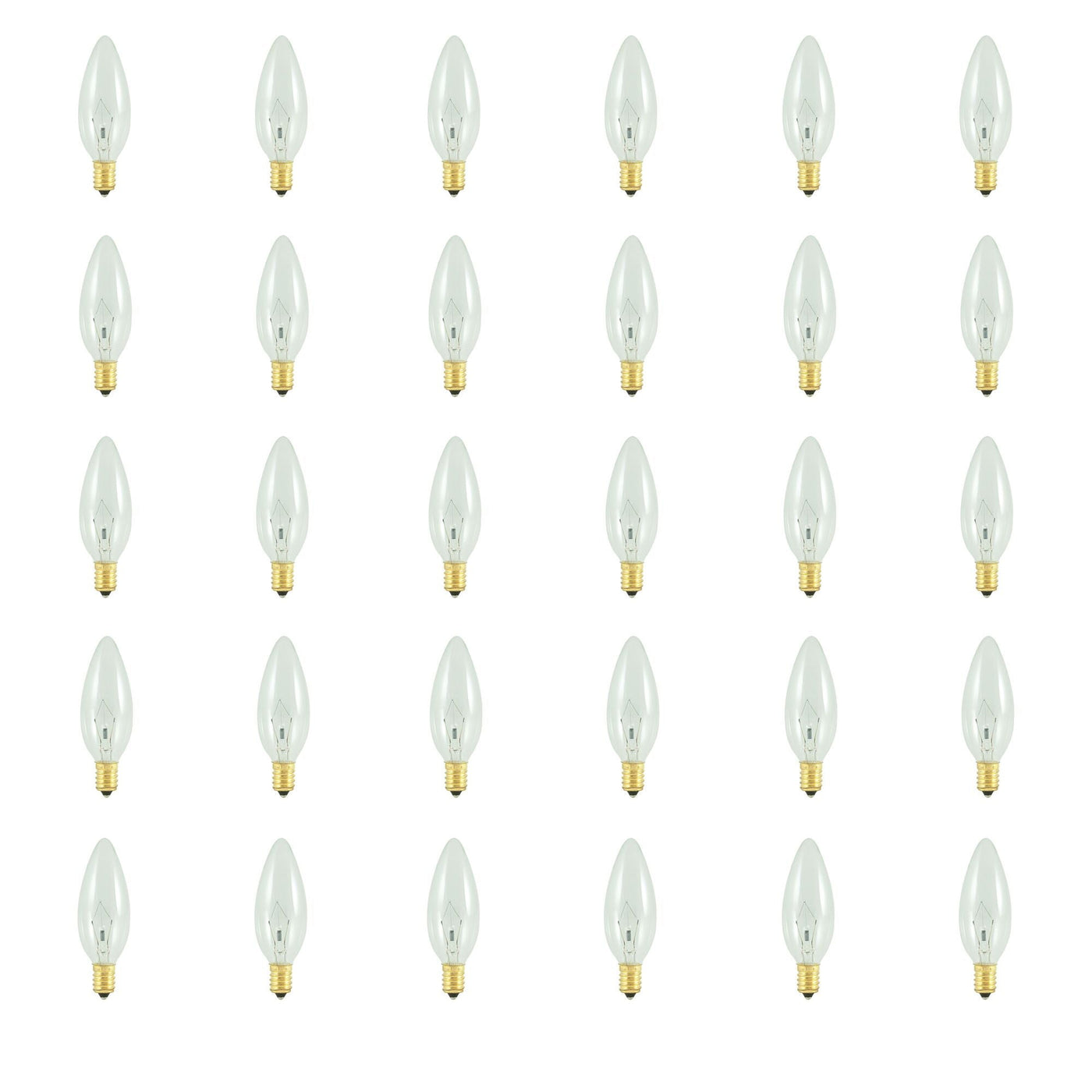 Antique Hardware 25W B10 Torpedo Clear E14 130V-30PK Bulb