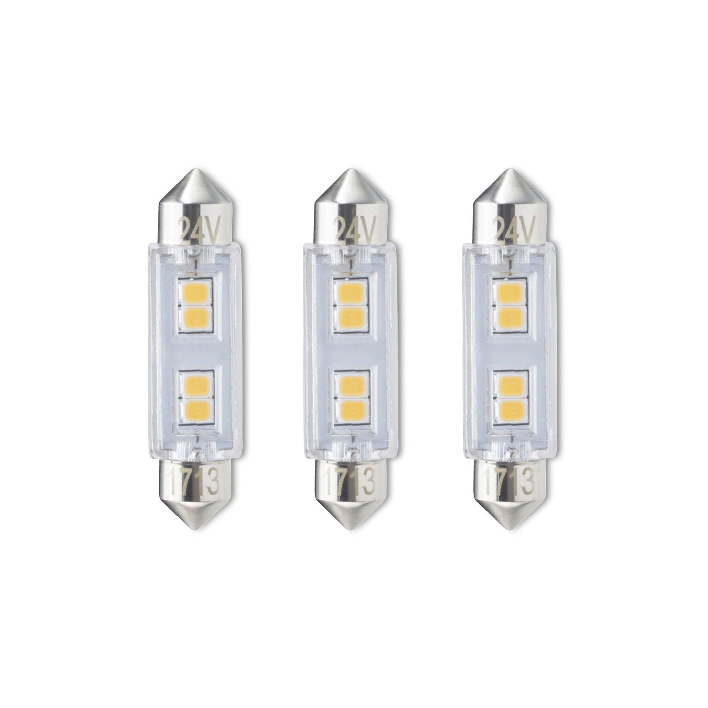 Antique Hardware 0.8W LED Fest 3000K 24V-3PK Bulb
