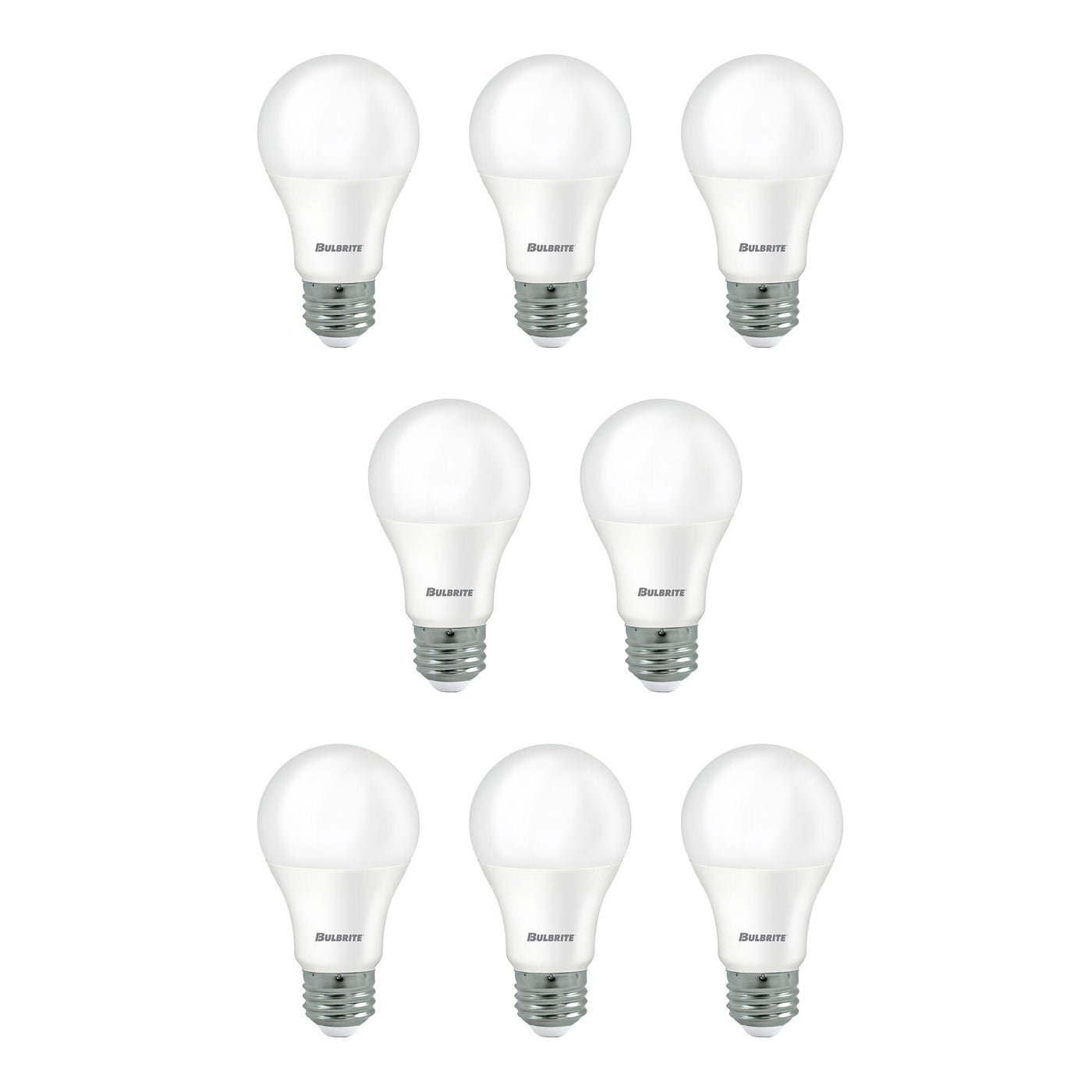 Antique Hardware 9W LED A19 60W Equiv Basics Non-dimmable 4000K E26 120V-8PK Bulb