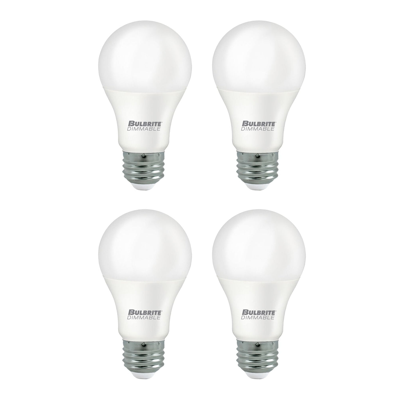 Antique Hardware 9W LED A19 60W Equiv Premium Dimmable 4000K E26 120V-4PK Bulb