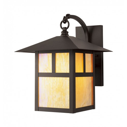 ##Antique Hardware## 1 Light Bronze Outdoor Wall Lantern