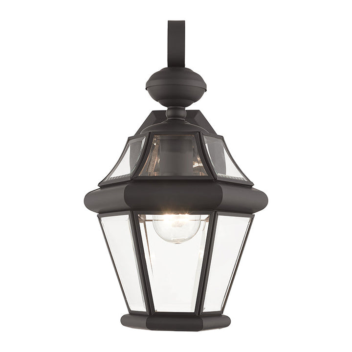 Antique Hardware 1 Light Bronze Outdoor Wall Lantern Exterior