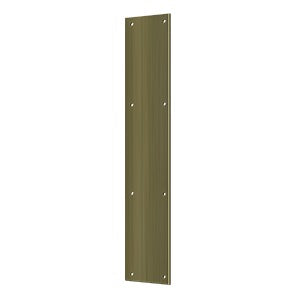 Antique Hardware 20 Inch Traditional Door Push Plates 