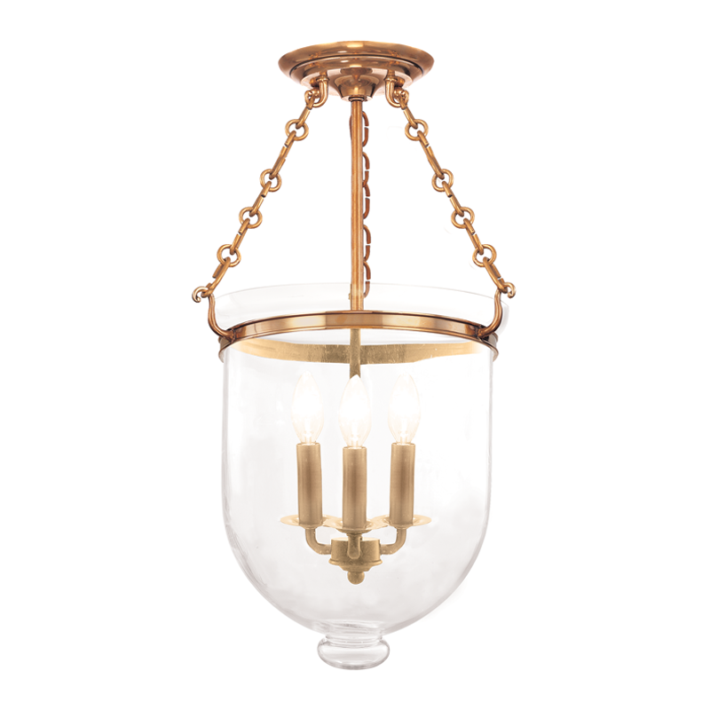 ##Antique Hardware## Hampton Semi Flush