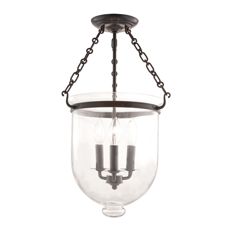 ##Antique Hardware## Hampton Semi Flush