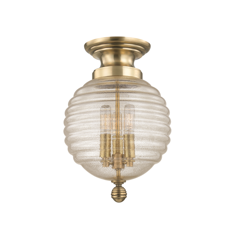 ##Antique Hardware## Coolidge Flush Mount