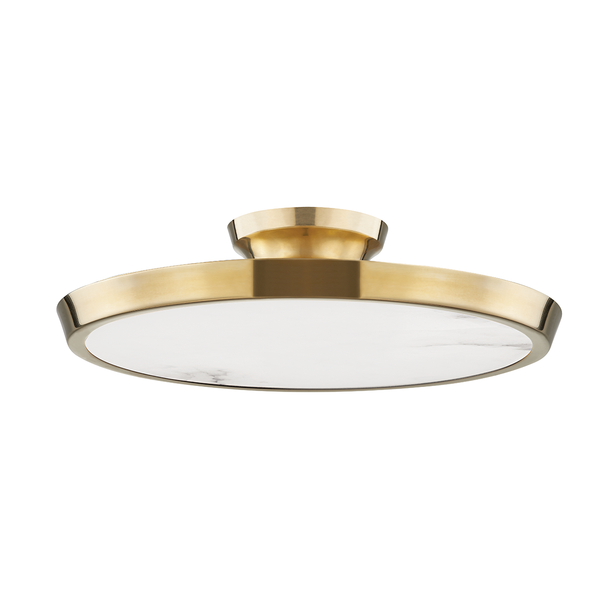 ##Antique Hardware## Draper Flush Mount