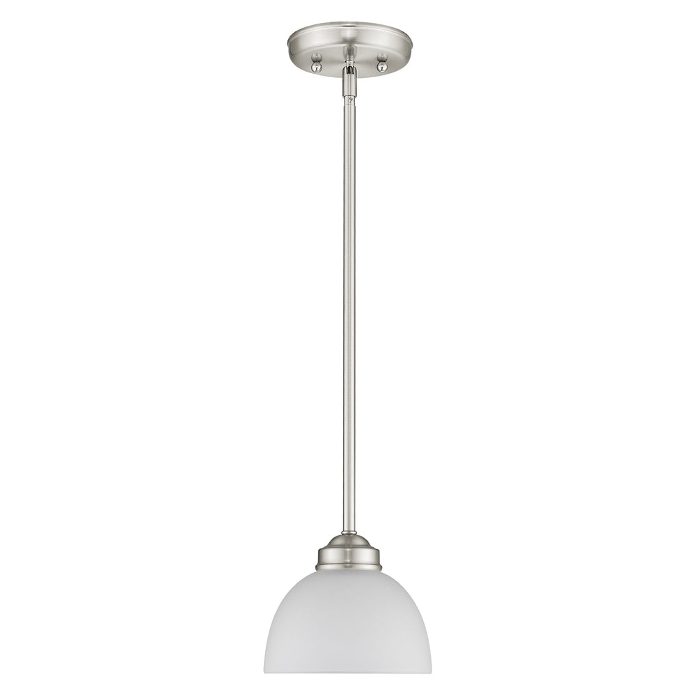 ##Antique Hardware## 1 Light Brushed Nickel Single Pendant