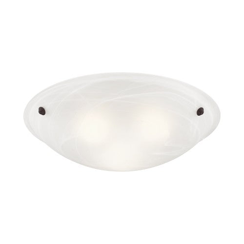 ##Antique Hardware## 3 Light Bronze Ceiling Mount