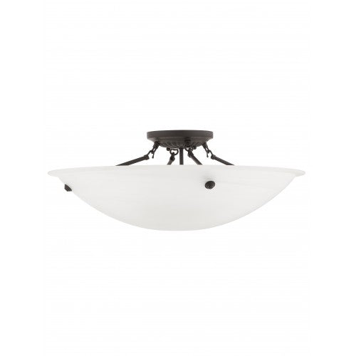 ##Antique Hardware## 4 Light Bronze Ceiling Mount