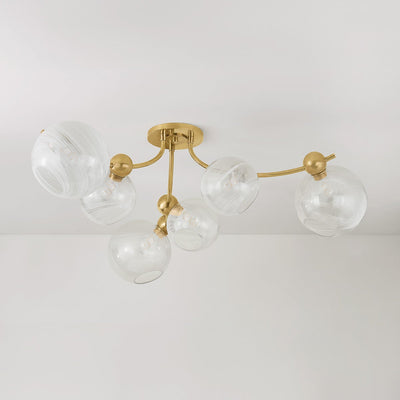 ##Antique Hardware## Astraia Semi Flush