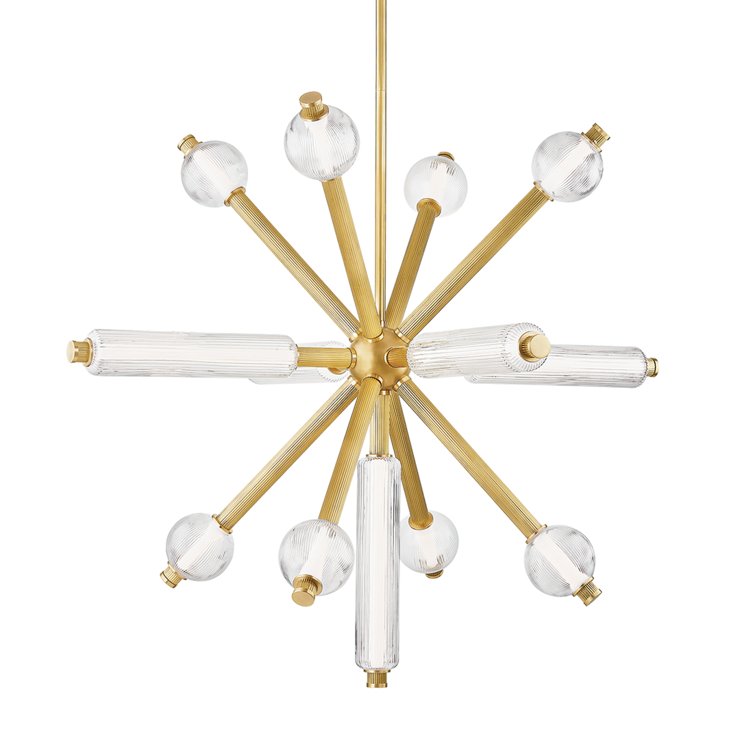 ##Antique Hardware## Atom Chandelier