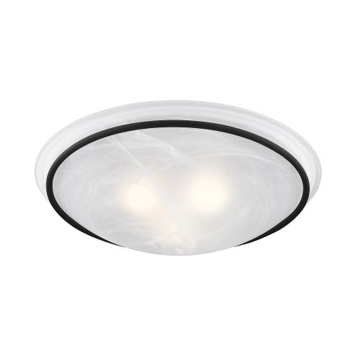 ##Antique Hardware## 3 Light Black Ceiling Mount