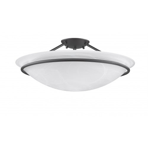 ##Antique Hardware## 3 Light Bronze Ceiling Mount