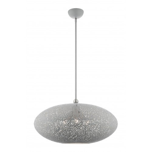 ##Antique Hardware## 3 Light Nordic Gray Pendant
