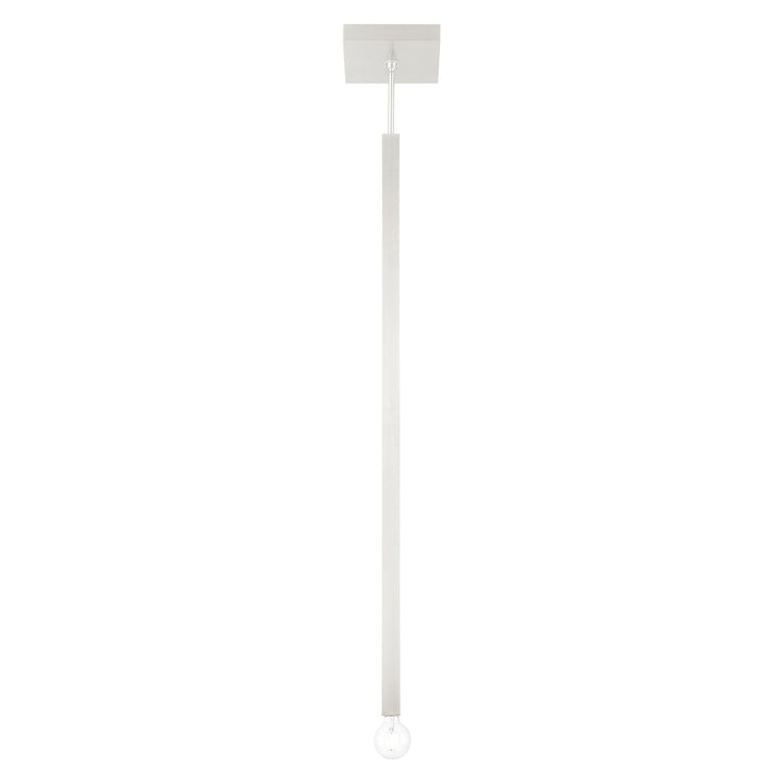 ##Antique Hardware## 1 Light Brushed Nickel Single Pendant