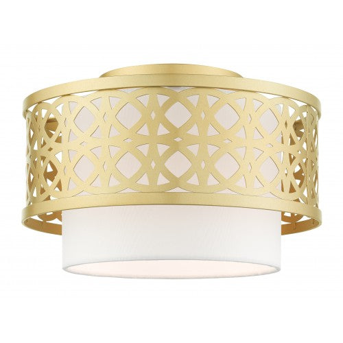 Antique Hardware 1 Light Soft Gold Semi Flush Semi Flush