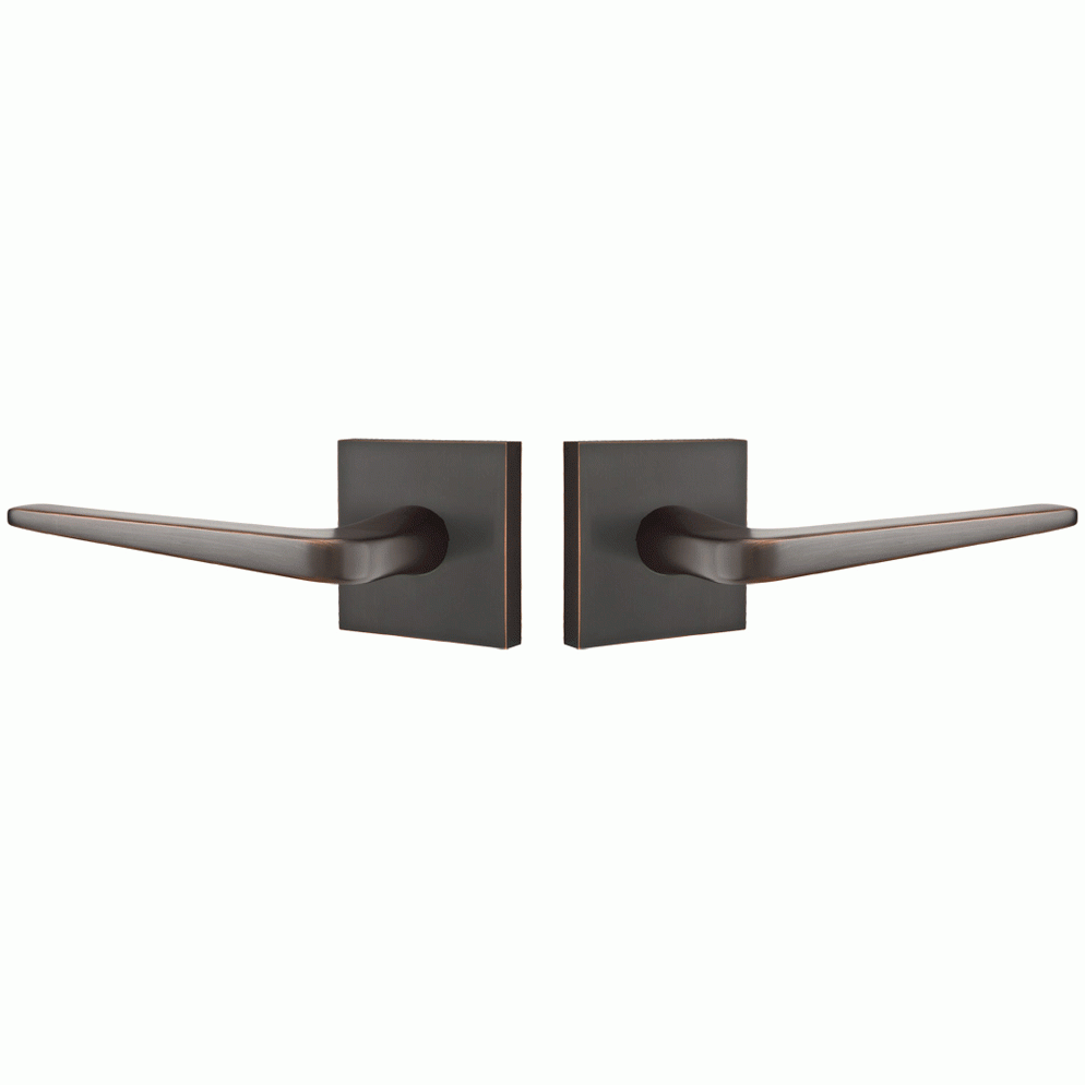 ##Antique Hardware## Emtek Athena Lever With Square Rosette (Several Finish Options)