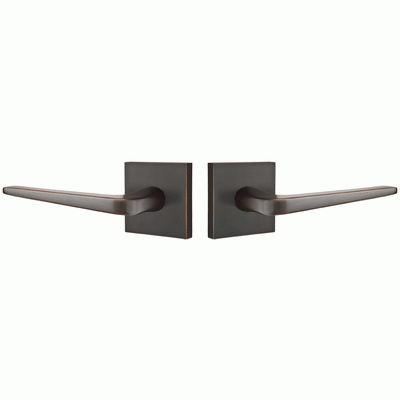 ##Antique Hardware## Emtek Athena Lever With Square Rosette (Several Finish Options)