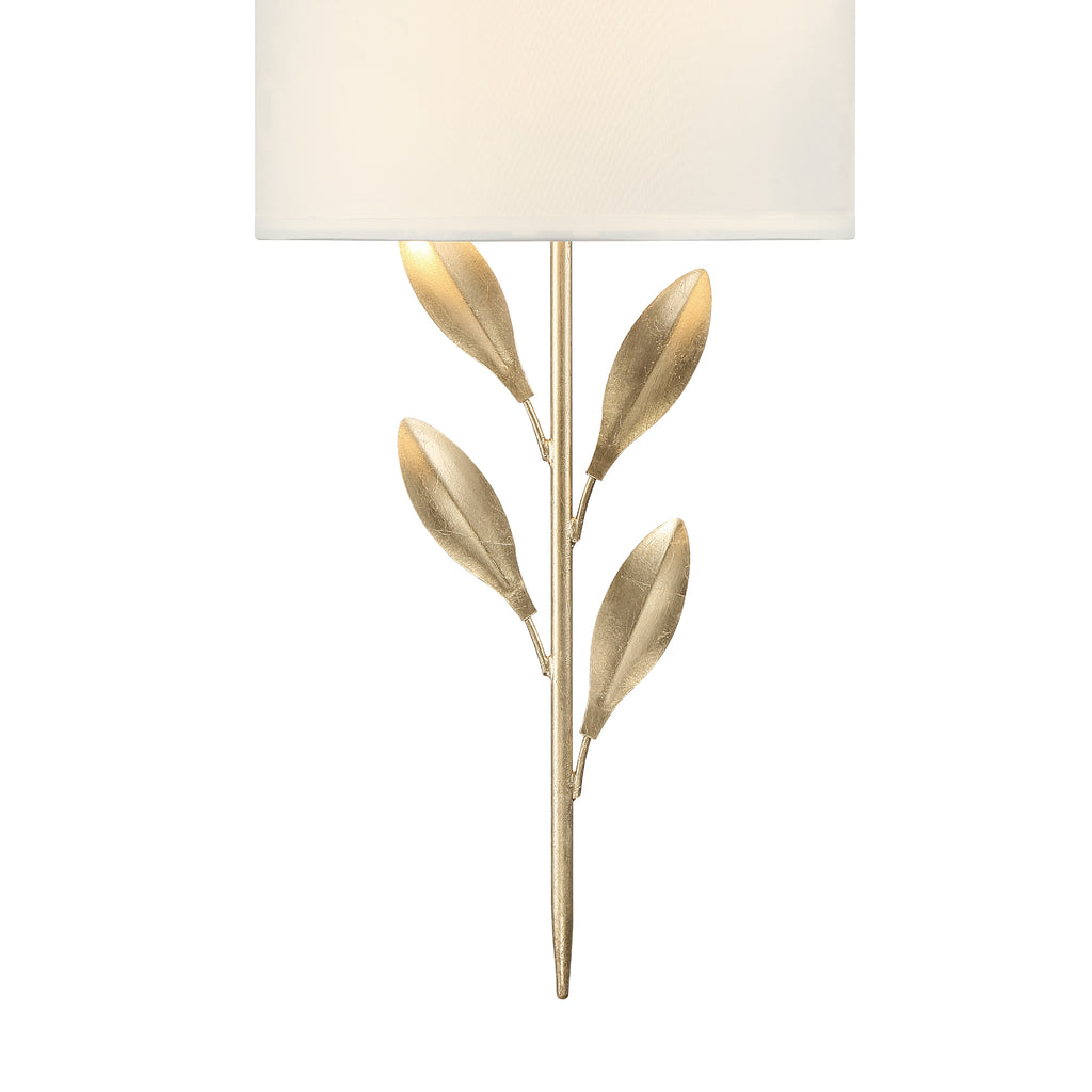 ##Antique Hardware## Broche 2 Light Antique Gold Sconce