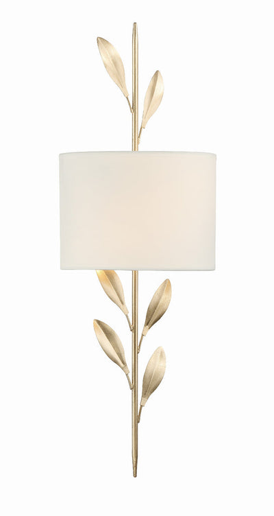 ##Antique Hardware## Broche 2 Light Antique Gold Sconce