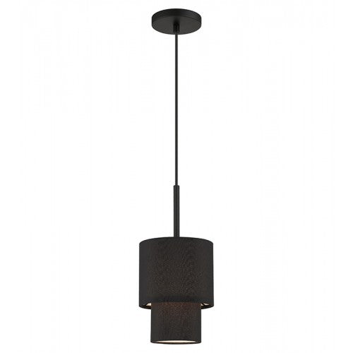 ##Antique Hardware## 1 Light Black Mini Pendant
