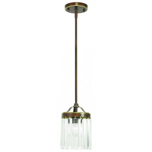 ##Antique Hardware## 1 Light Palaciall Bronze Single Pendant