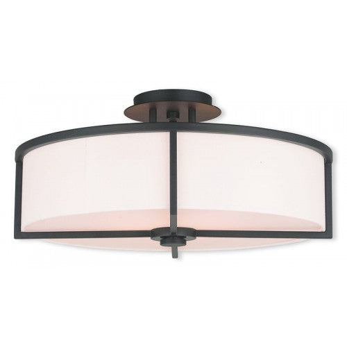 ##Antique Hardware## 4 Light Bronze Ceiling Mount
