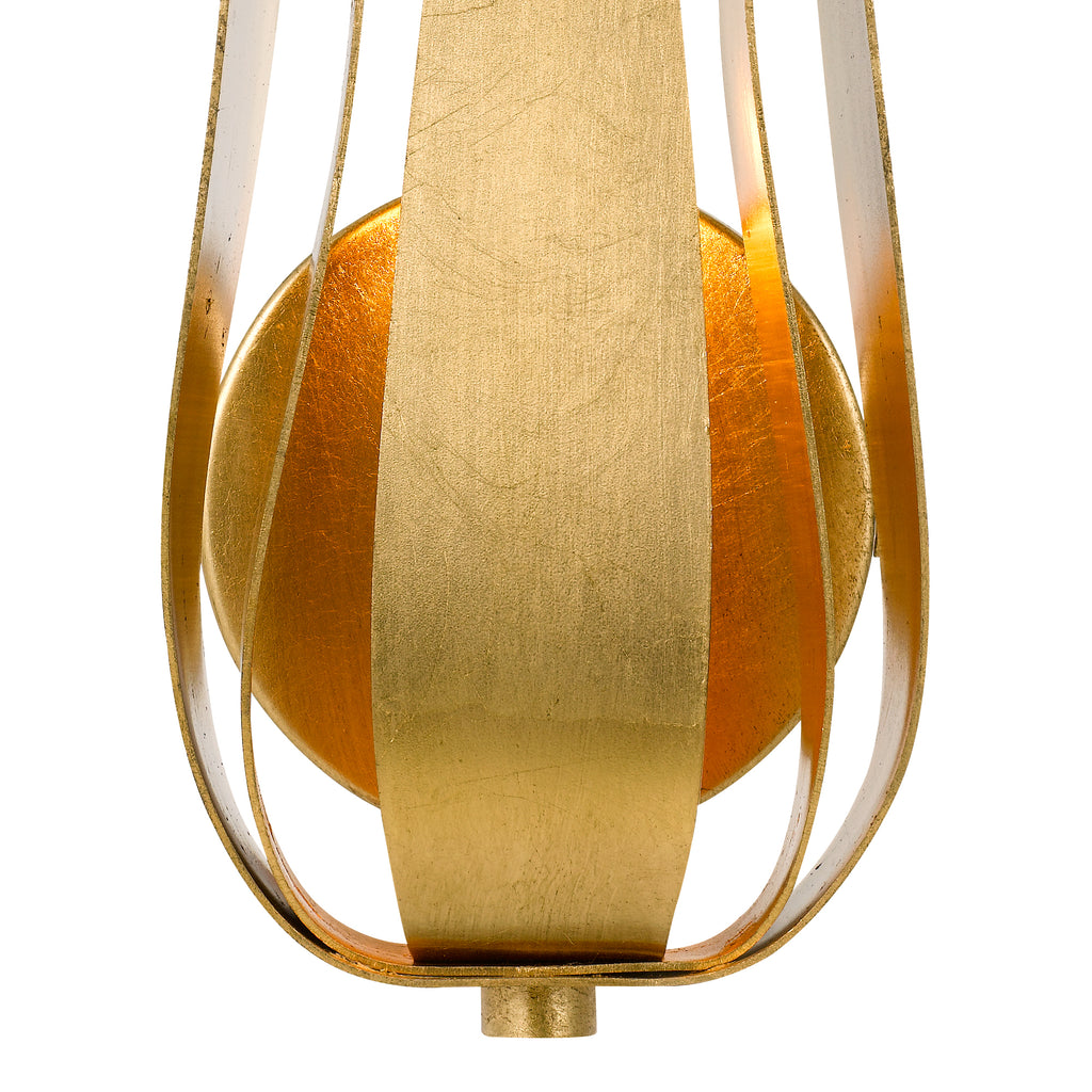 ##Antique Hardware## Broche 1 Light Antique Gold Sconce