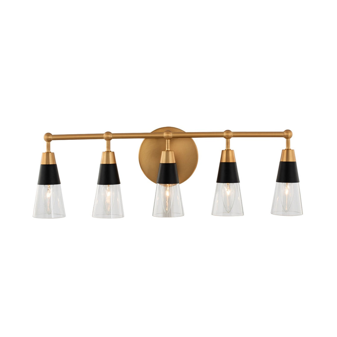 ##Antique Hardware## Ponti 5 Light ADA Bath