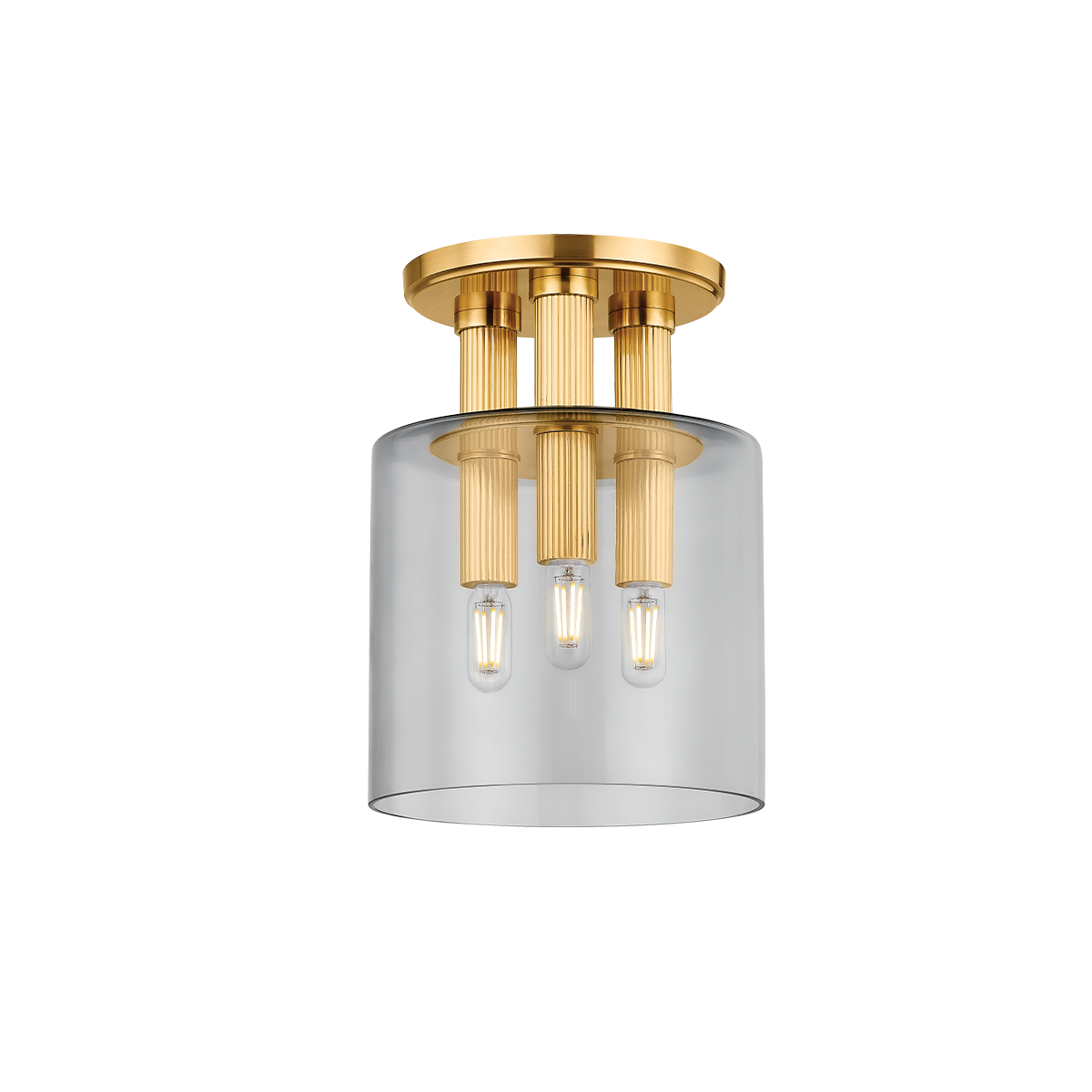 ##Antique Hardware## CRYSTLER FLUSH MOUNT
